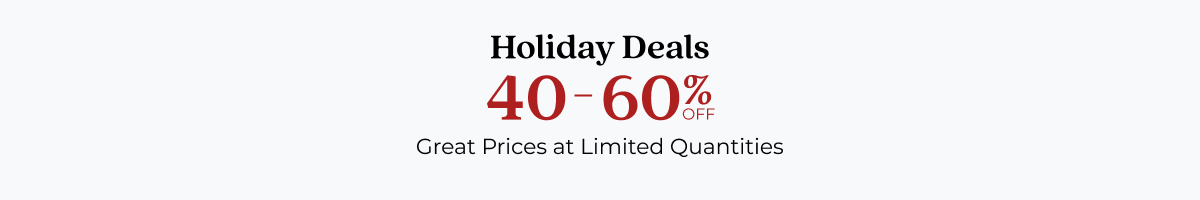 30-70% OFF Holiday Doorbusters Deals