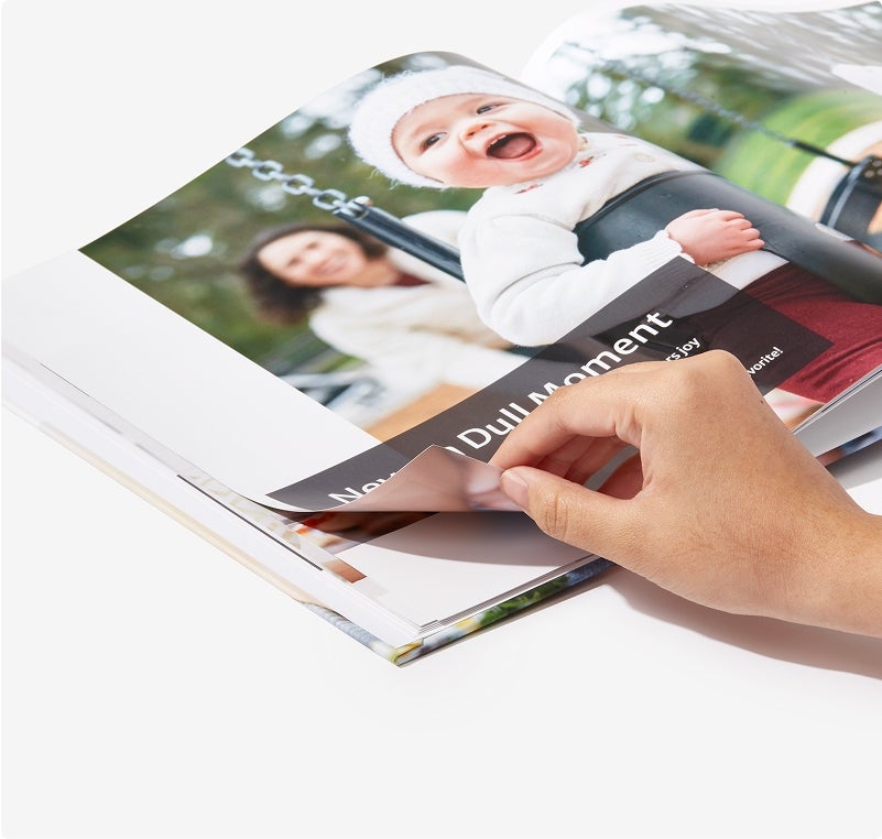 Hard Cover Photo Book Flip Page