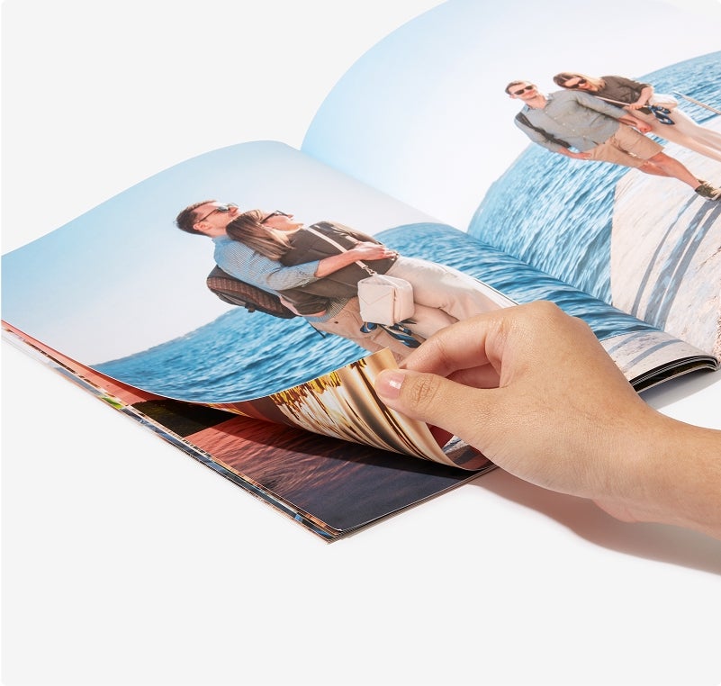 Soft Cover Photo Book Flip Page