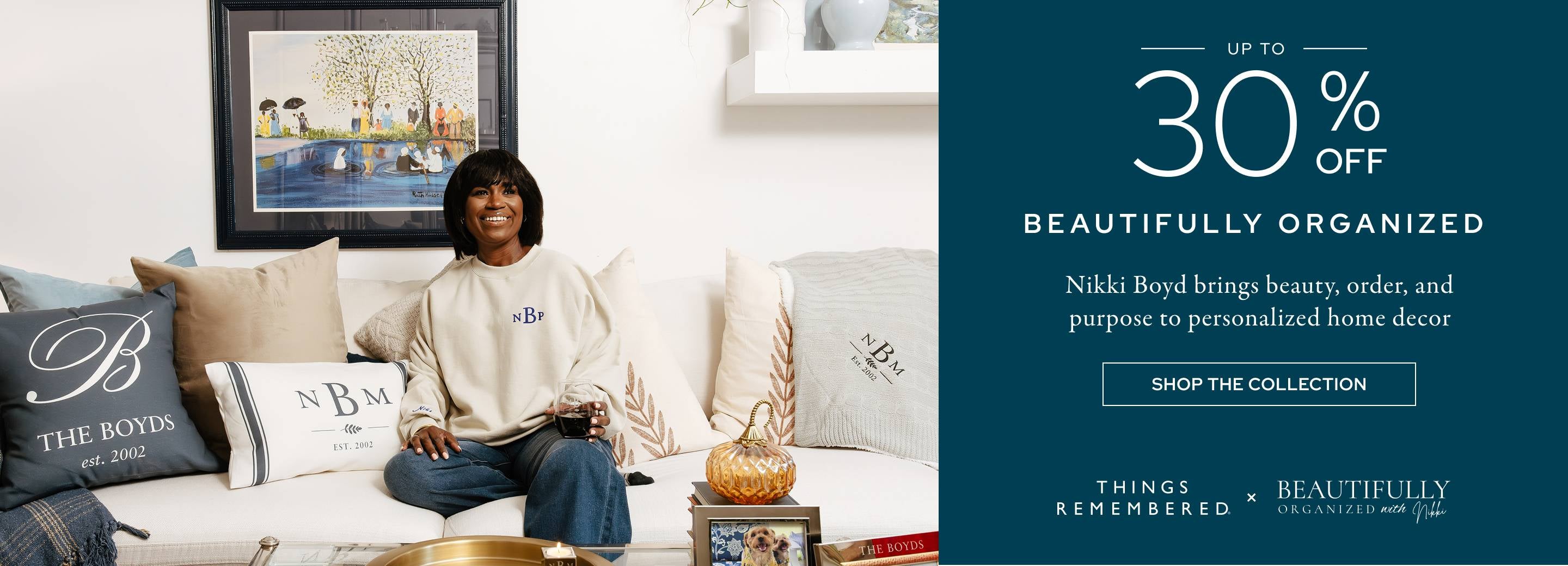 Shop Beautifully Organized with Nikki Collection