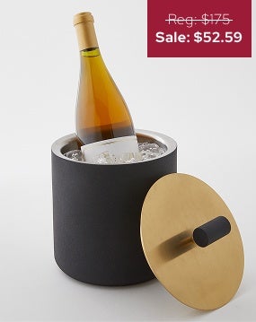 Encalmo Black & Gold Ice Bucket