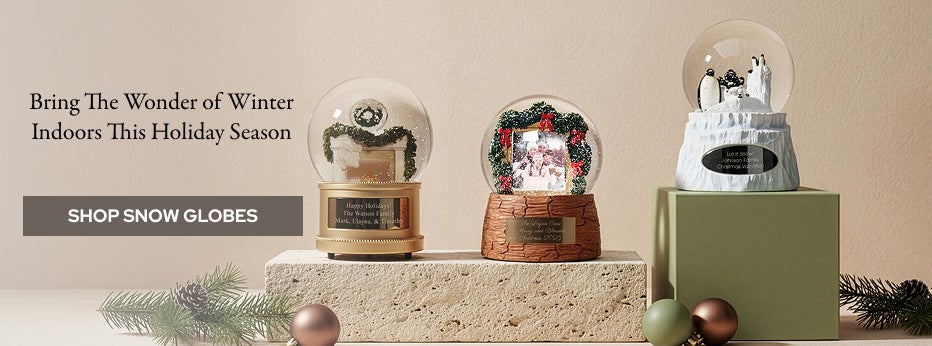 Shop Holiday Snow Globes