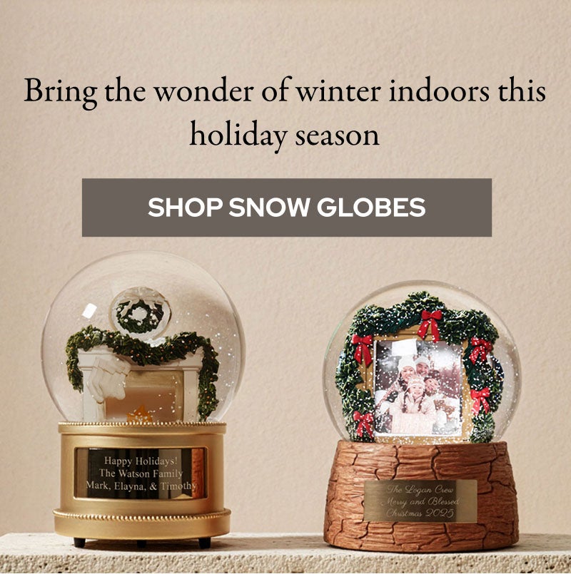 Shop Holiday Snow Globes