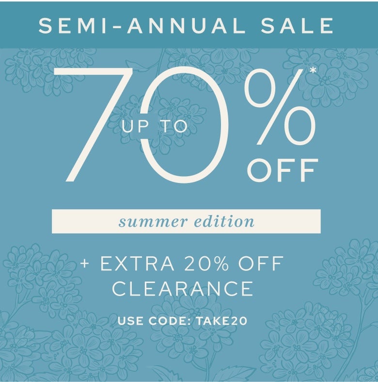 Semi Annual Sale Up To 70% Off