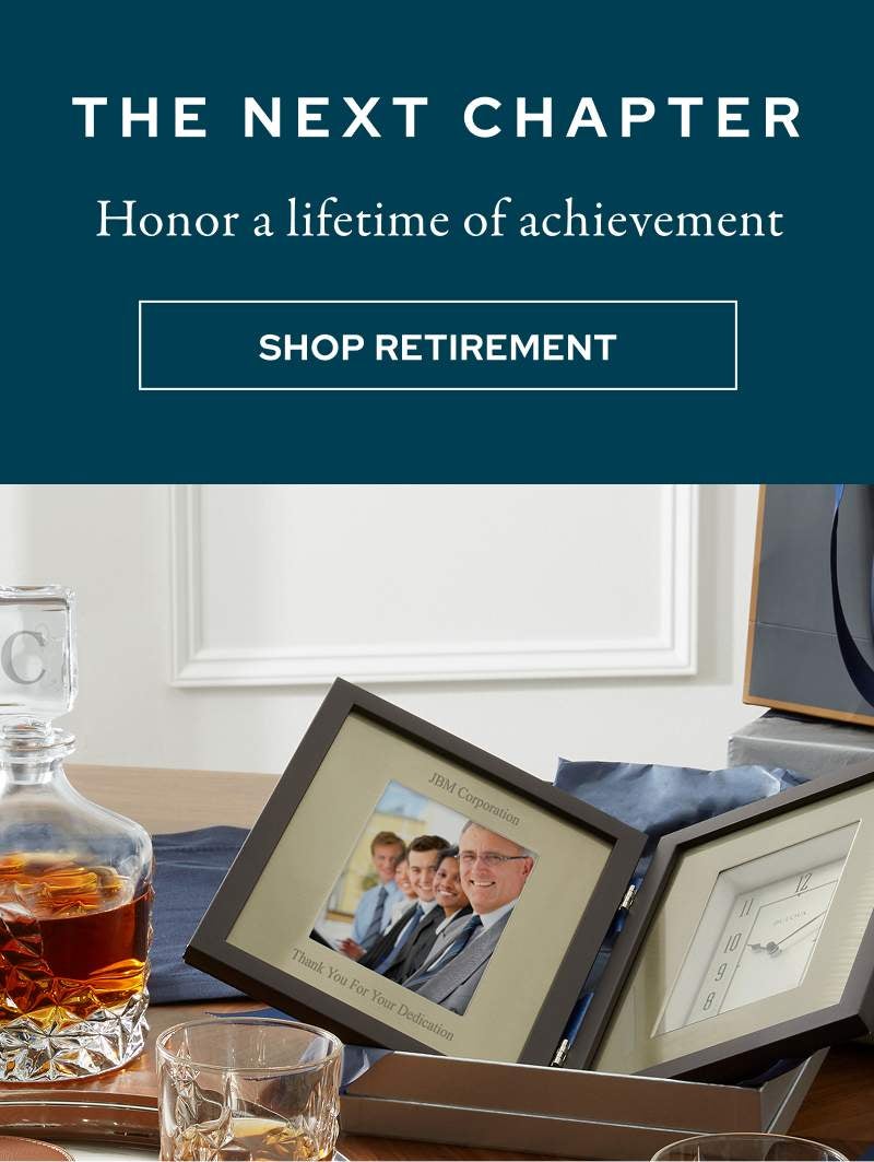 Shop Retirement Gifts