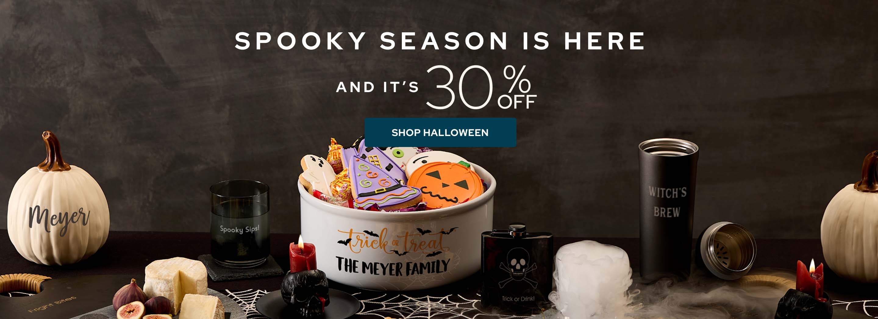 Spooky Season is here and 30% off shop Halloween