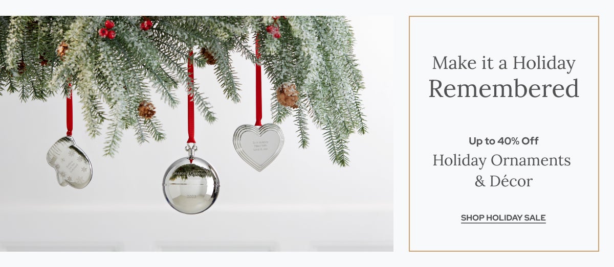 Holiday Ornaments & Décor