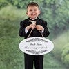 Product Thumbnail Ring Bearer holding sign