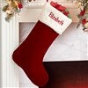 Product Thumbnail 24 Inch Burgundy Stocking