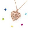 Product Thumbnail Rose Gold Heart Locket - Empty View