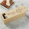 Wood Wine Box    