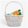 Product Thumbnail White Easter Basket - Rainbow Liner