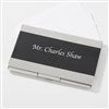 Engraved Business Card Case for Him     