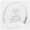 Round Crystal Award   