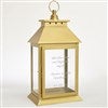 Gold Iron Decorative Candle Lantern   