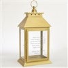 Gold Iron Decorative Candle Lantern   