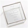 Silver Glass Jewelry Box    