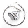 Silver Photo Pocket Watch (Open View)