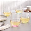 Engraved Riedel O Happy Wine Glasses