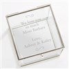 Silver Glass Jewelry Box    