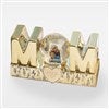 Engraved Gold Lettered Mom Snow Globe