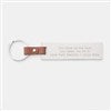 Engraved Graduation Ruler Keychain Back