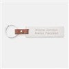 Engraved Ruler Keychain Back