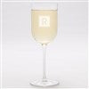 Engraved Luigi Bormioli White Wine Glass