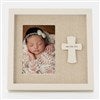 Engraved Family Cross Picture Frame