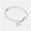 Kids Sterling Silver Beaded Bracelet