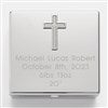 Engraved New Baby Cross Keepsake