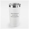Product Thumbnail 20 oz. White Tumbler