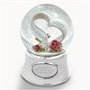 Engraved Anniversary Heart Snow Globe