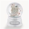 Engraved Memorial Scroll Snow Globe  