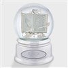 Engraved Praying Hands Snow Globe 