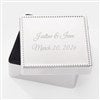 Product Thumbnail Beaded Square Keepsake Box 