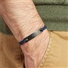 Groomsmen Navy and Stainless ID Bracelet