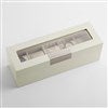 Monogram White Wooden Watch Box    