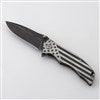 Engraved American Flag Pocket Knife  