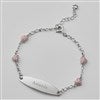 Kids Sterling Silver Heart ID Bracelet  