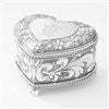 Engraved Floral Heart Music Box for Mom 