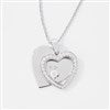 Milestone Sterling Silver Heart Necklace