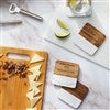 Housewarming Wood and Marble Coaster Set