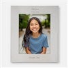 Product Thumbnail Engraved School Silver 8x10 Frame