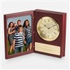 Engraved Family Large Book Clock & Frame