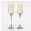 Engraved Anniversary Cathedral Flute Set
