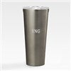 Corkcicle Monogram 24oz Tumbler Gunmetal