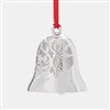 Product Thumbnail Silver Scroll Bell Ornament- Front