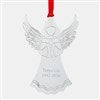 Product Thumbnail Back of Memorial Silver Angel Ornament