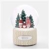  Engraved Three Plaid Gnomes Snow Globe 